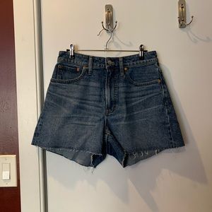 Madewell The Curvy Perfect Vintage Short, Size 28